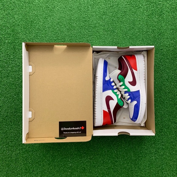 -Edm- 🍭*NEW* Air Jordan 1 Low “Multi-Colour” (W) - Picture 10 of 11